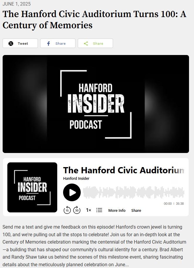 hanford insider civic